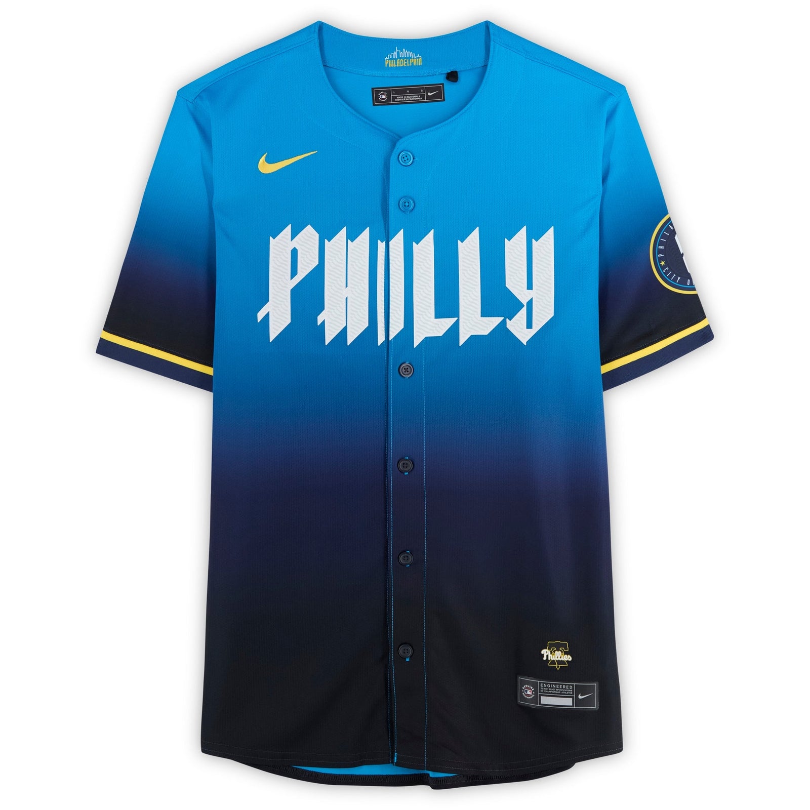 J.T. Realmuto Philadelphia Phillies Autographed Fanatics Authentic Light Blue City Connect Limited Jersey - The Ballers Bank