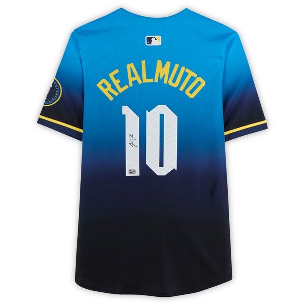 J.T. Realmuto Philadelphia Phillies Autographed Fanatics Authentic Light Blue City Connect Limited Jersey - The Ballers Bank