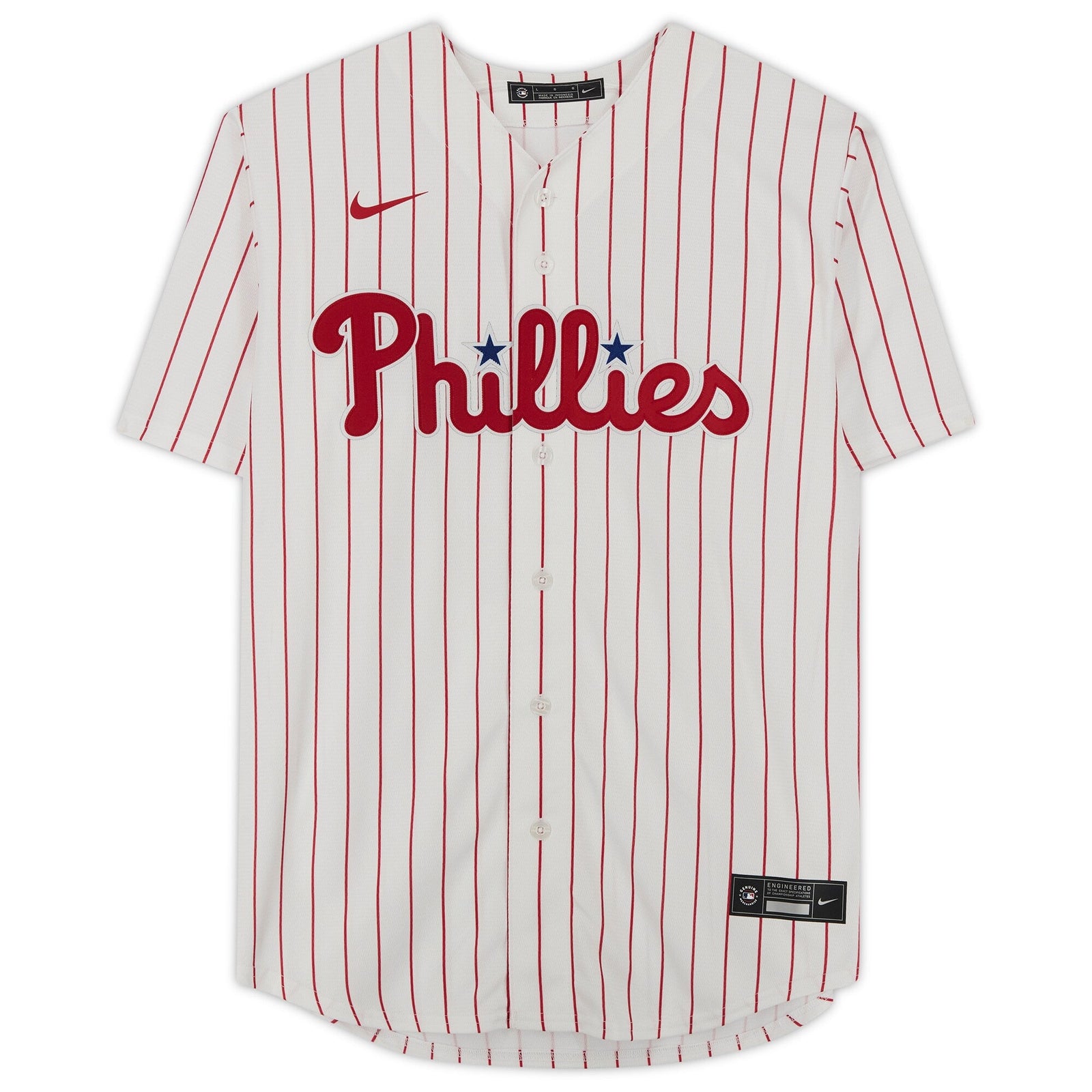 J.T. Realmuto Philadelphia Phillies Fanatics Authentic Autographed White Nike Replica Jersey - The Ballers Bank