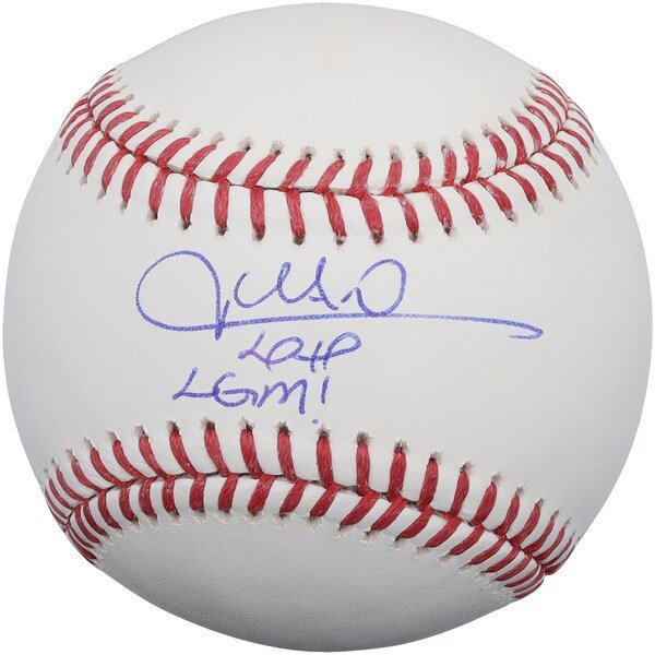 Juan Soto New York Mets Autographed Fanatics Authentic Baseball with "LGM!" Inscription - The Ballers Bank