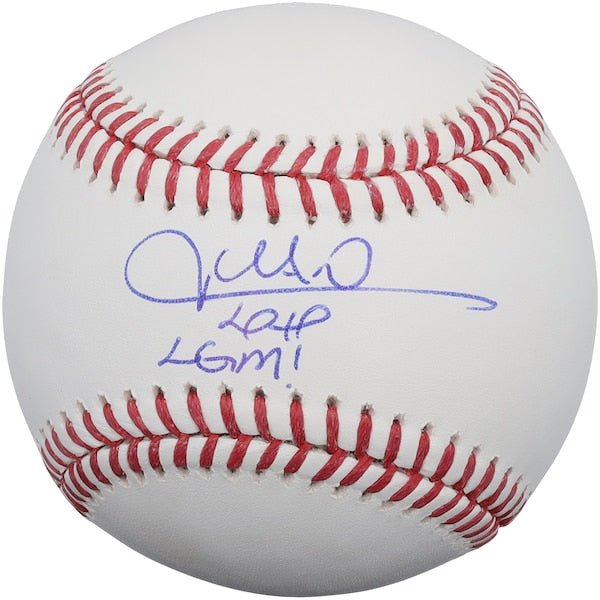 Juan Soto New York Mets Autographed Fanatics Authentic Baseball with "LGM!" Inscription - The Ballers Bank