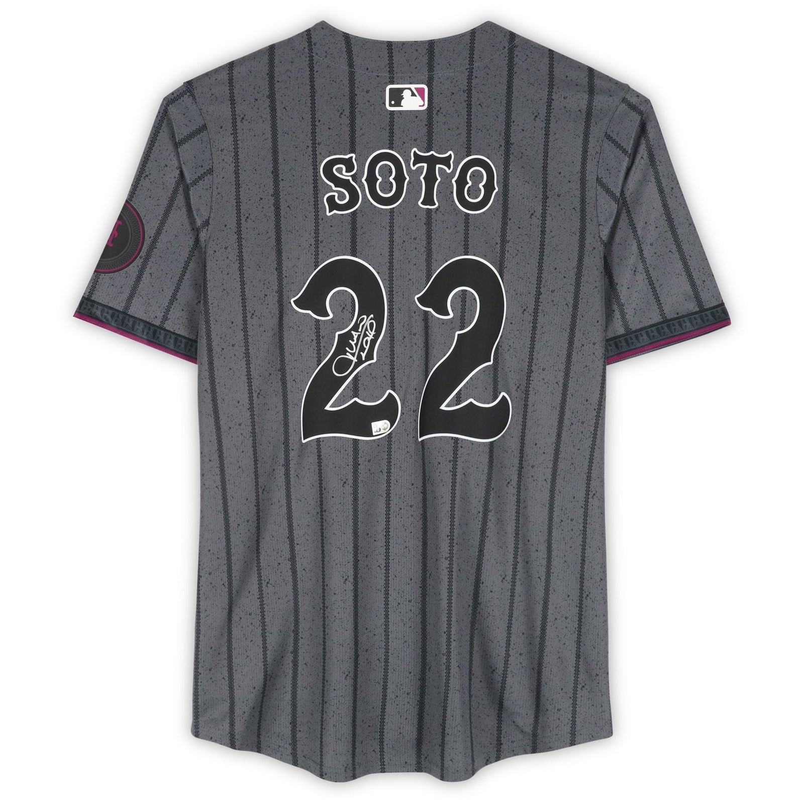 Juan Soto New York Mets Autographed Fanatics Authentic Nike 2024 City Connect Limited Jersey - The Ballers Bank
