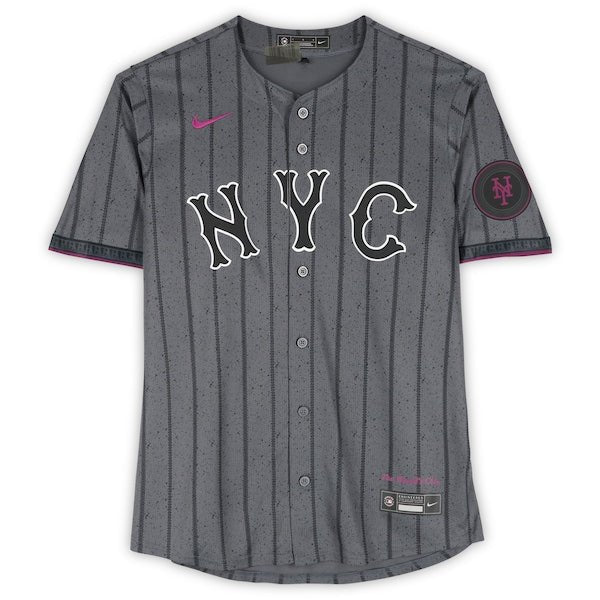 Juan Soto New York Mets Autographed Fanatics Authentic Nike 2024 City Connect Limited Jersey - The Ballers Bank