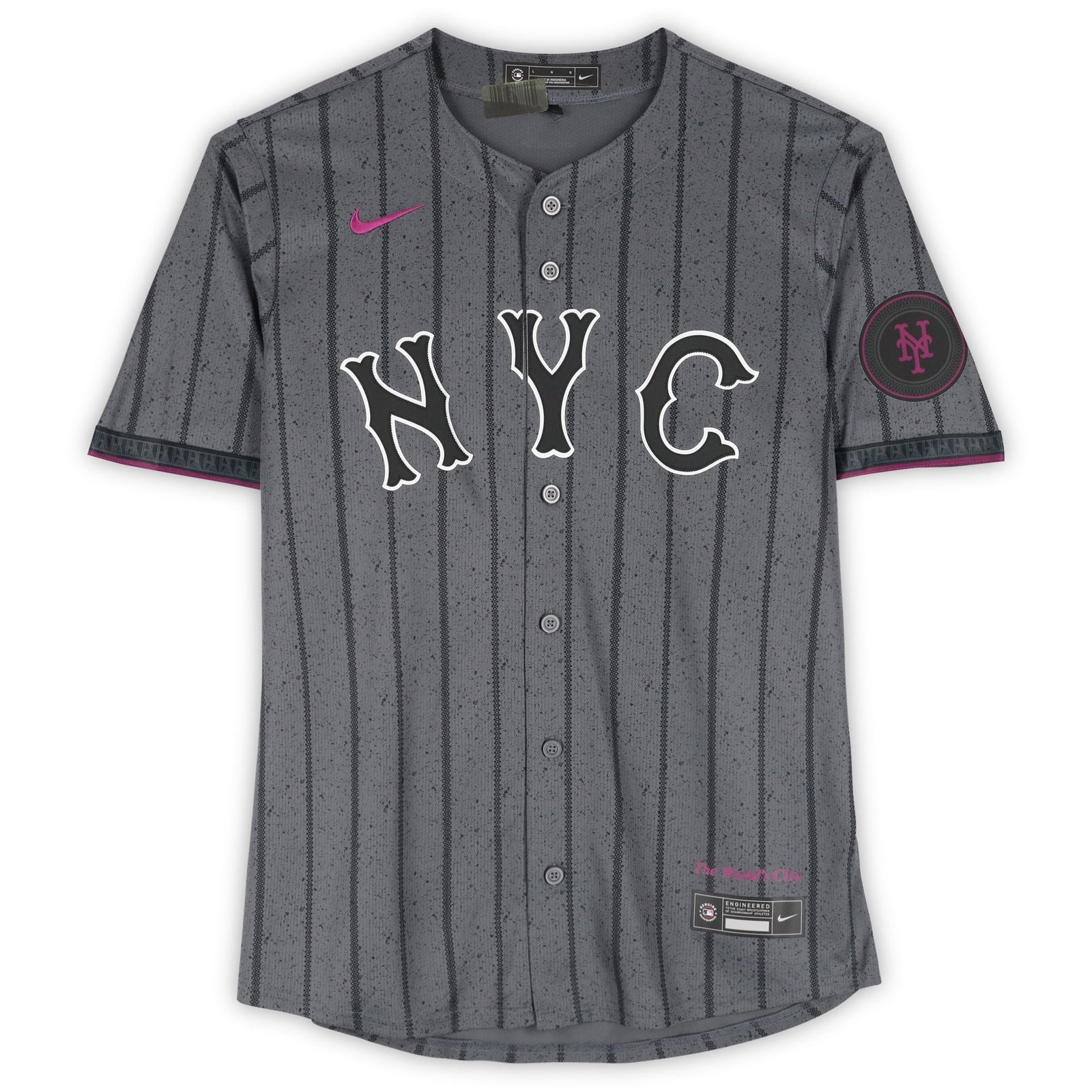 Juan Soto New York Mets Autographed Fanatics Authentic Nike 2024 City Connect Limited Jersey - The Ballers Bank