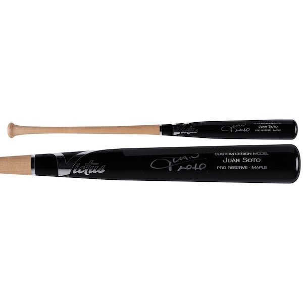 Juan Soto New York Mets Autographed Fanatics Authentic Victus Game Model Bat - The Ballers Bank