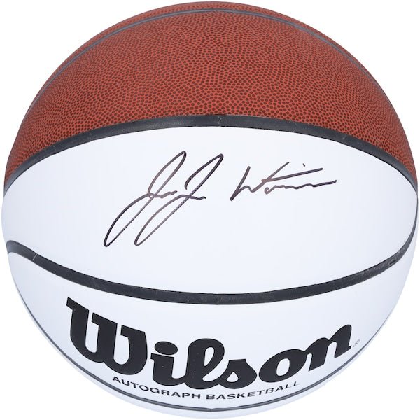 JuJu Watkins USC Trojans Autographed Fanatics Authentic Wilson NCAA White Panel Basketball - The Ballers Bank