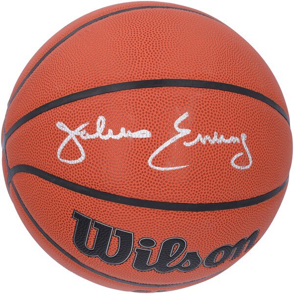 Julius Erving Philadelphia 76ers Autographed Fanatics Authentic Wilson Authentic Series Indoor/Outdoor Basketball - The Ballers Bank