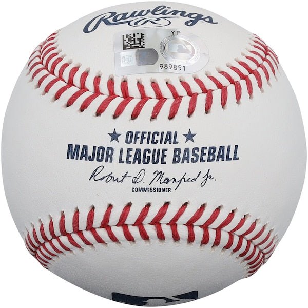 Justin Crawford Philadelphia Phillies Autographed Fanatics Authentic Baseball with "Ring the Bell" Inscription - The Ballers Bank