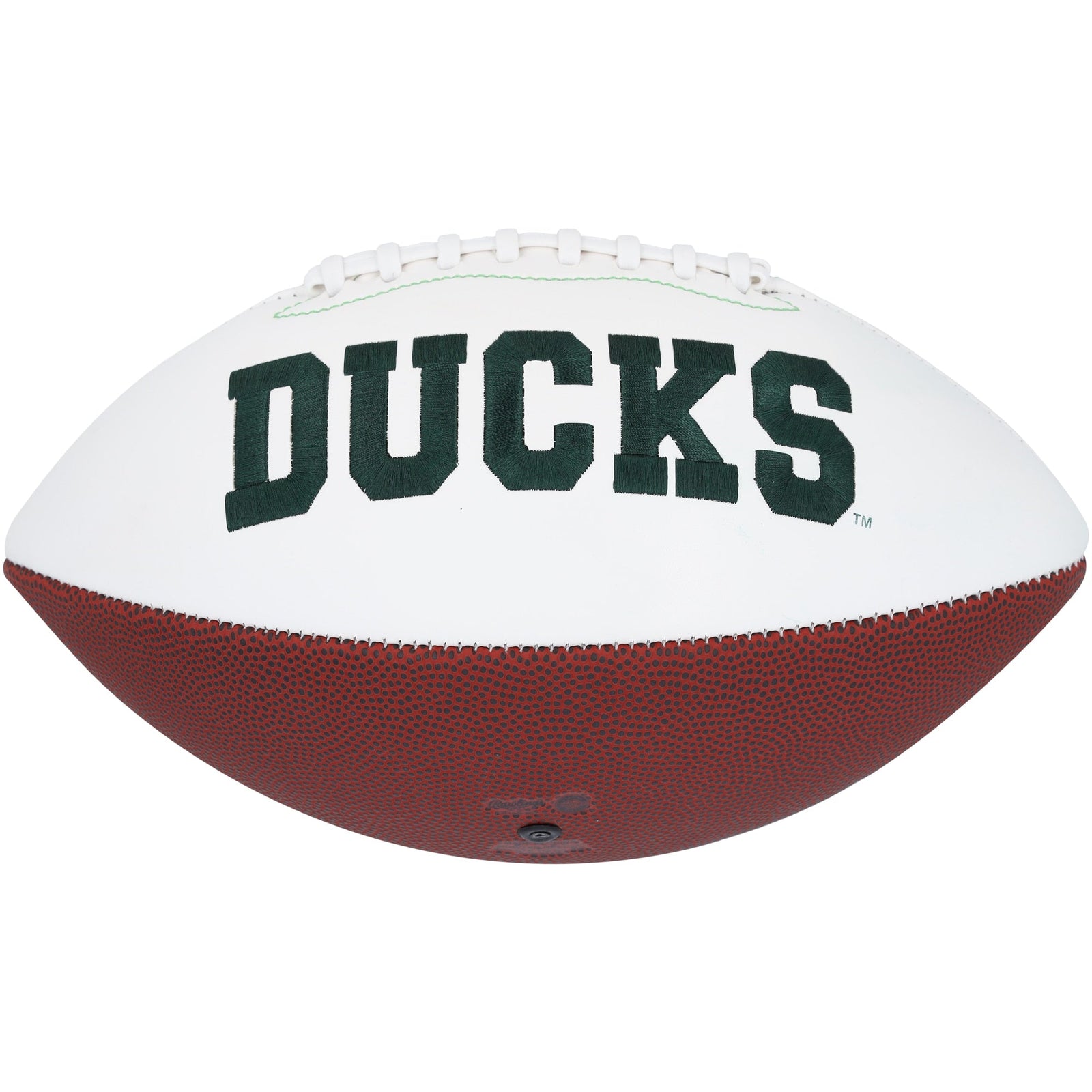 Justin Herbert Oregon Ducks Fanatics Authentic Autographed White Panel Football - The Ballers Bank