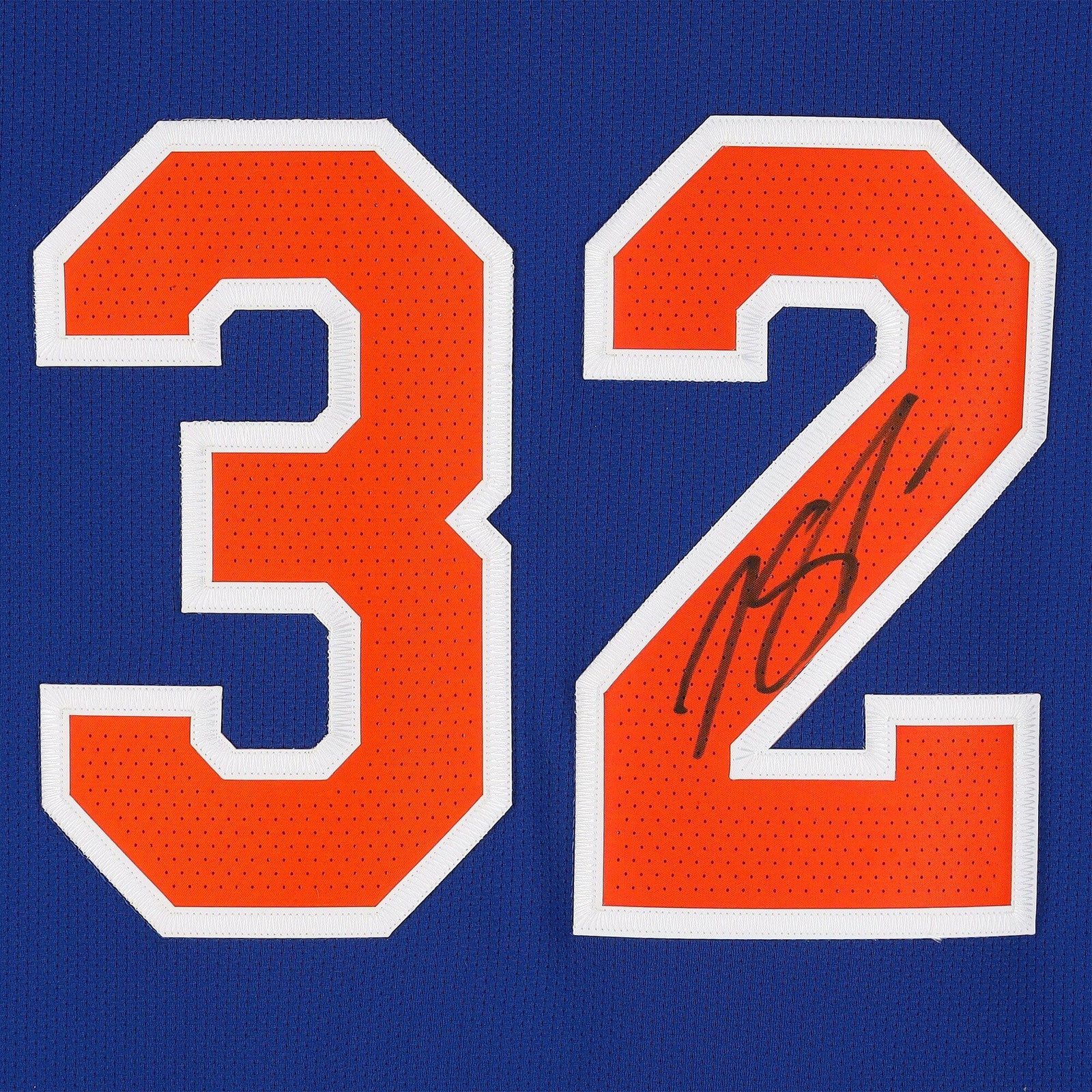 Karl - Anthony Towns New York Knicks Autographed Fanatics Authentic Blue Nike 2020 - 21 Icon Edition Authentic Jersey - The Ballers Bank
