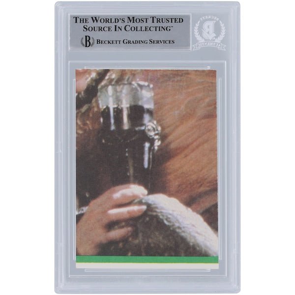 Kenny Baker Star Wars Autographed 1983 Topps Return of the Jedi Sticker 53 BGS Authenticated Card - The Ballers Bank