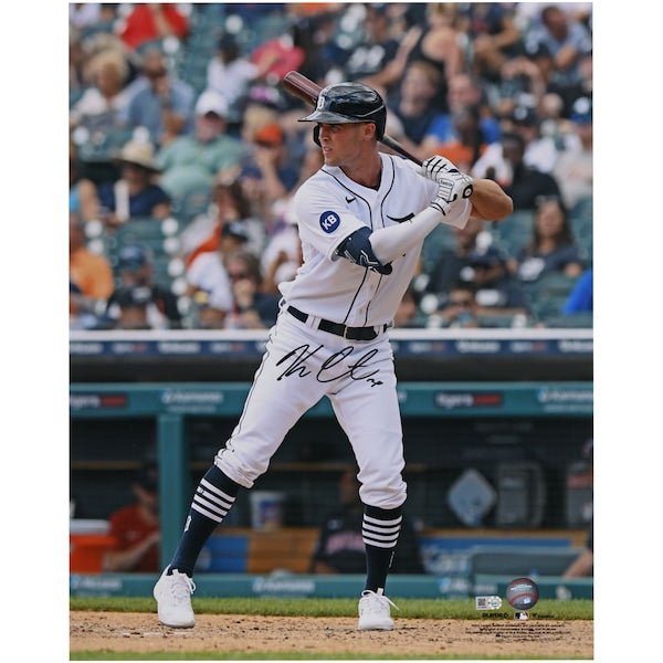 Kerry Carpenter Detroit Tigers Autographed Fanatics Authentic 16" x 20" Batting Stance Photograph - The Ballers Bank