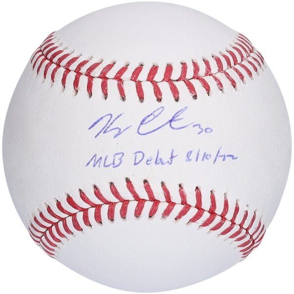 Kerry Carpenter Detroit Tigers Autographed Fanatics Authentic Baseball with "MLB Debut 8/10/22" Inscription - The Ballers Bank