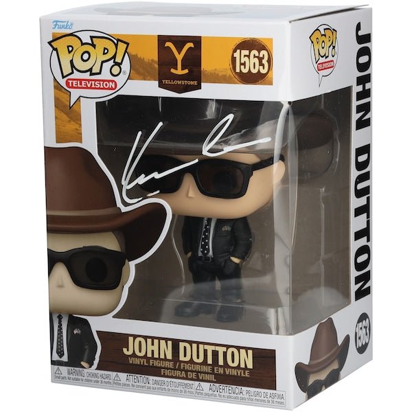 Kevin Costner Yellowstone Autographed Fanatics Authentic 1563 John Dutton Funko Pop! Vinyl Figurine - The Ballers Bank