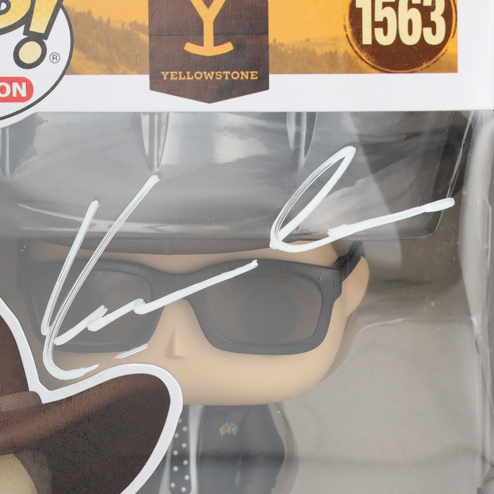 Kevin Costner Yellowstone Autographed Fanatics Authentic 1563 John Dutton Funko Pop! Vinyl Figurine - The Ballers Bank