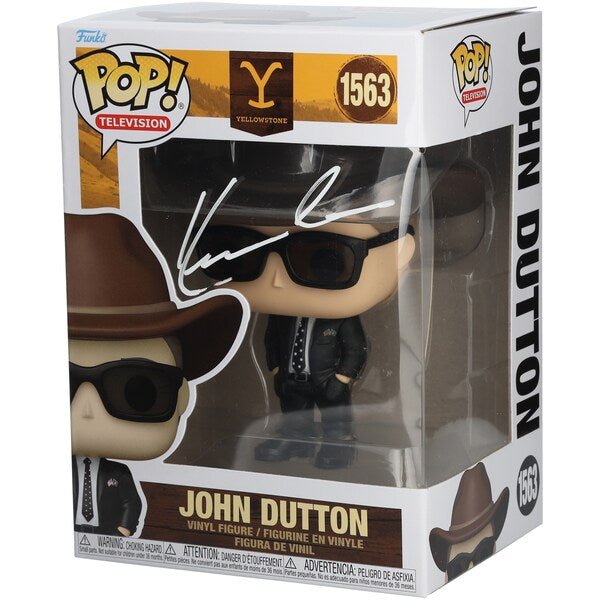 Kevin Costner Yellowstone Autographed Fanatics Authentic 1563 John Dutton Funko Pop! Vinyl Figurine - The Ballers Bank