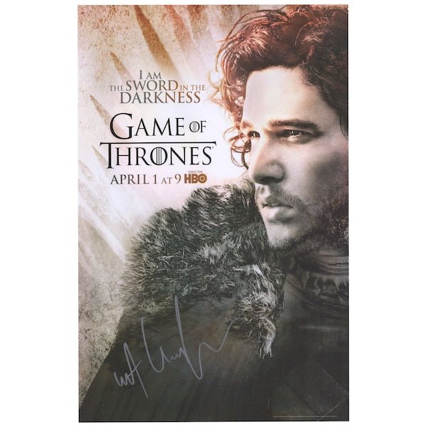 Kit Harington Game of Thrones Autographed Fanatics Authentic 11" x 17" Poster - The Ballers Bank