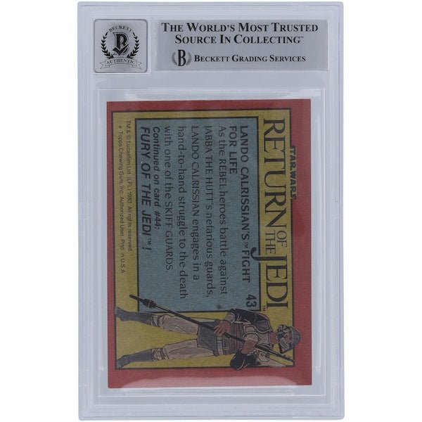 Kit West Star Wars Autographed 1983 Topps Return of the Jedi 43 BGS Authenticated 10 Card - The Ballers Bank