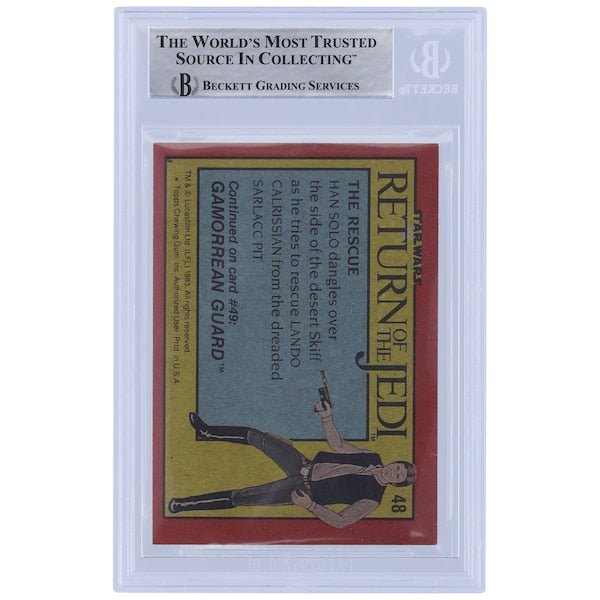 Kit West Star Wars Autographed 1983 Topps Return of the Jedi 48 BGS Authenticated Card - The Ballers Bank