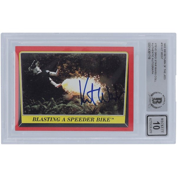 Kit West Star Wars Autographed 1983 Topps Return of the Jedi 70 BGS Authenticated 10 Card - The Ballers Bank