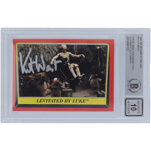Kit West Star Wars Autographed 1983 Topps Return of the Jedi 83 BGS Authenticated 10 Card - The Ballers Bank