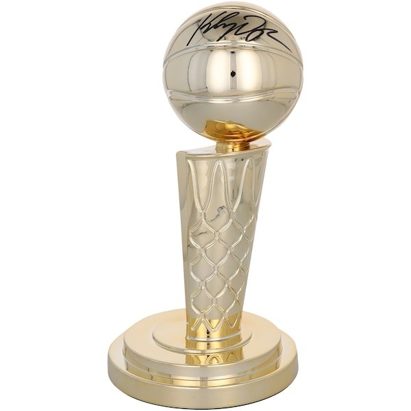 Klay Thompson Golden State Warriors Autographed Fanatics Authentic 2022 - Present 12" Larry O'Brien Replica Trophy - The Ballers Bank
