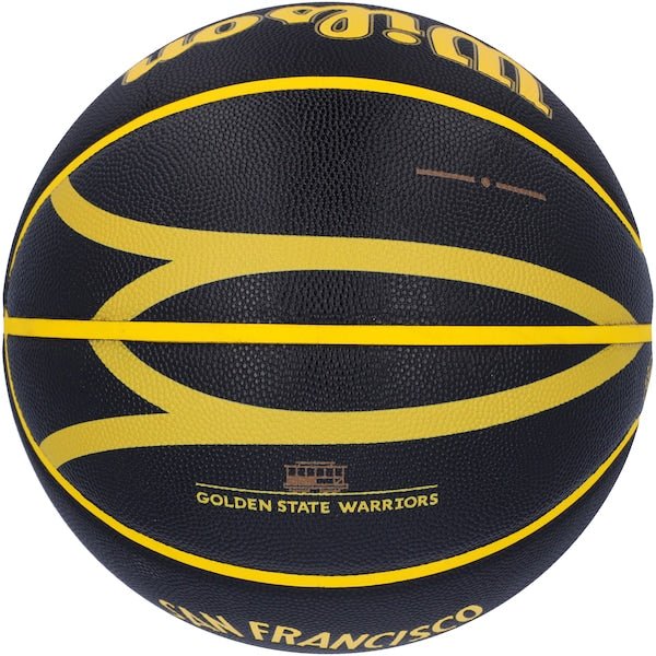 Klay Thompson Golden State Warriors Autographed Fanatics Authentic Wilson 2023 - 24 City Edition Collector's Basketball - The Ballers Bank