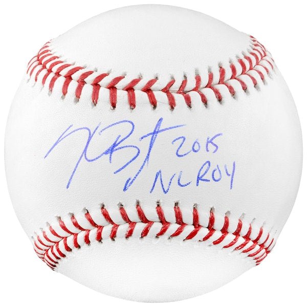 Kris Bryant Chicago Cubs Fanatics Authentic Autographed Baseball with "2015 NL ROY" Inscription - The Ballers Bank