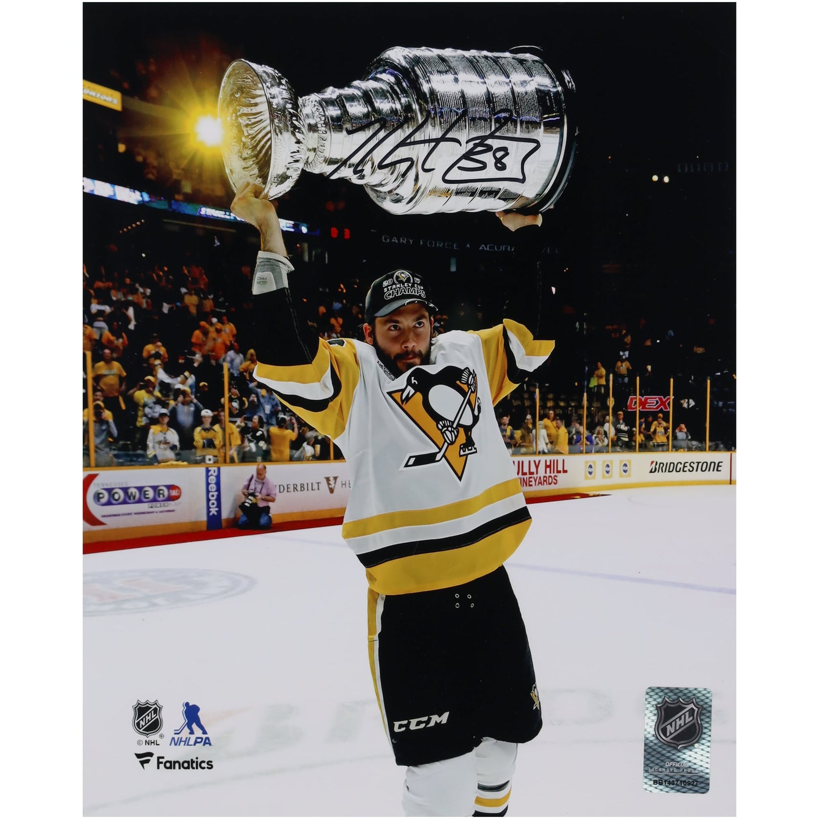 Kris Letang Pittsburgh Penguins Autographed Fanatics Authentic 8" x 10" 2017 Raising Cup Photograph - The Ballers Bank