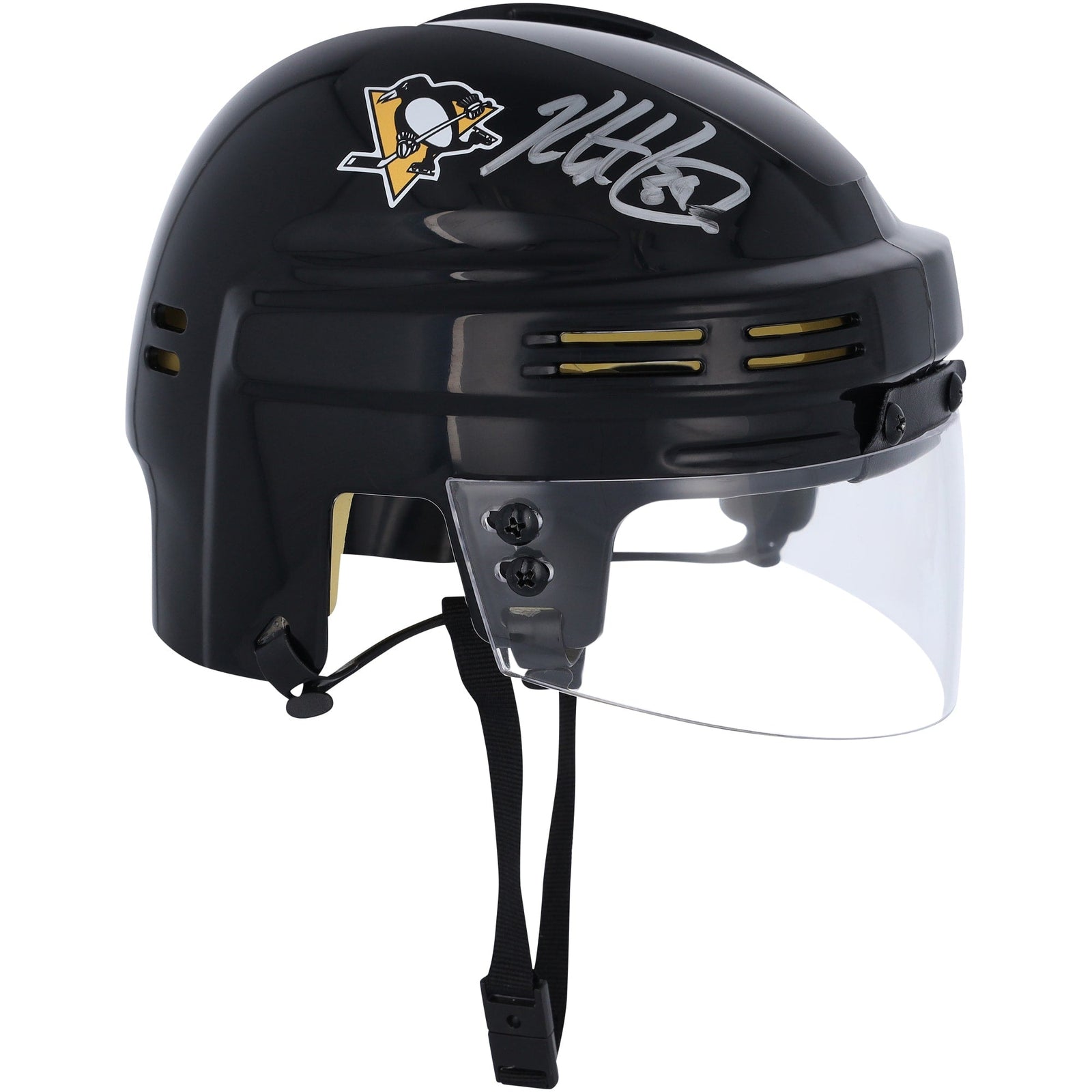 Kris Letang Pittsburgh Penguins Autographed Fanatics Authentic Black Mini Helmet - The Ballers Bank