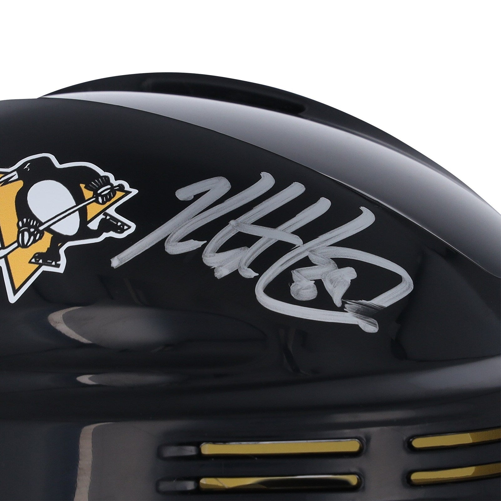 Kris Letang Pittsburgh Penguins Autographed Fanatics Authentic Black Mini Helmet - The Ballers Bank