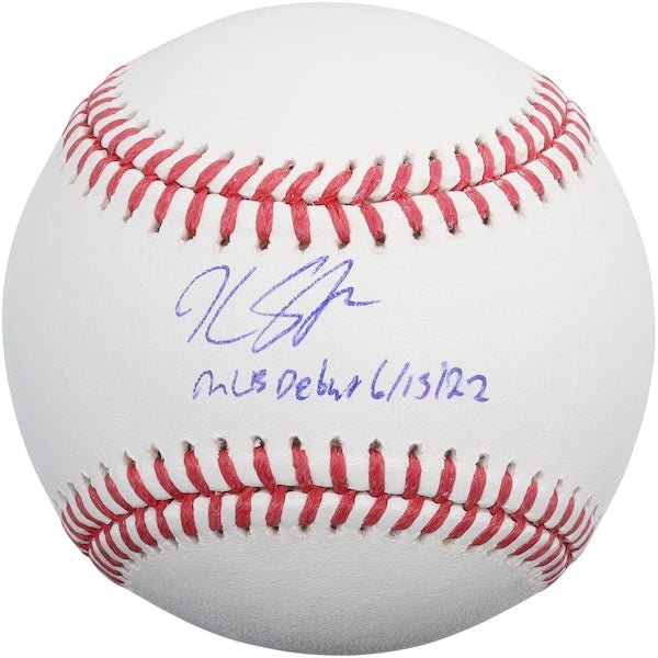 Kyle Stowers Miami Marlins Autographed Fanatics Authentic Baseball with "MLB Debut 6/13/22" Inscription - The Ballers Bank