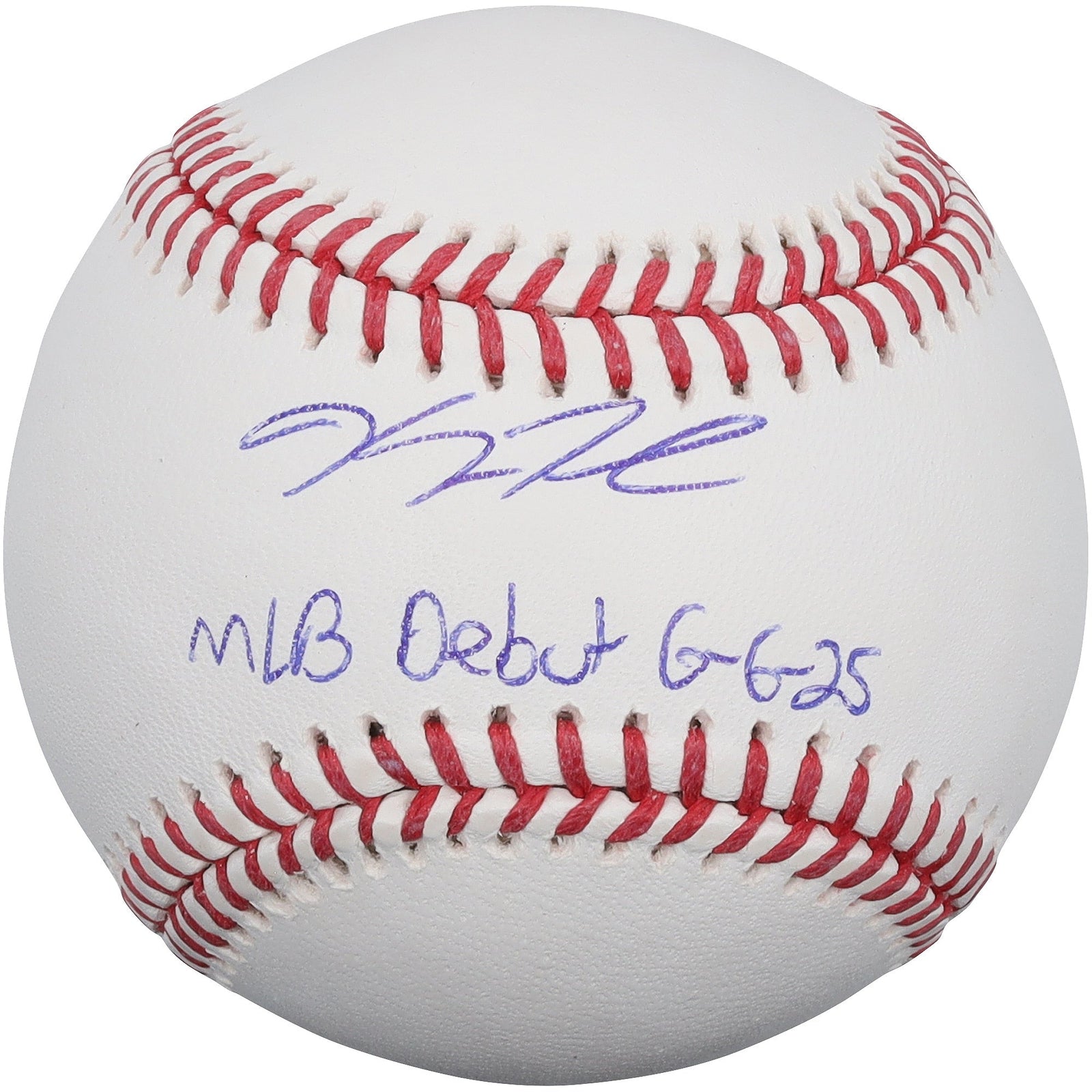 Kyle Teel Chicago White Sox Autographed Fanatics Authentic Baseball with "MLB Debut 6/6/25" Inscription - The Ballers Bank