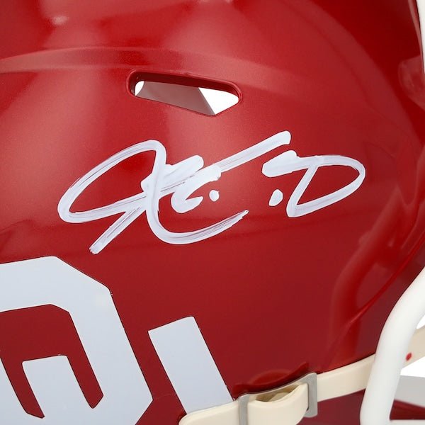 Kyler Murray Oklahoma Sooners Autographed Fanatics Authentic Riddell Speed Mini Helmet - The Ballers Bank