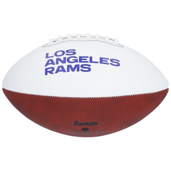 Kyren Williams Los Angeles Rams Autographed Fanatics Authentic Franklin White Panel Football - The Ballers Bank