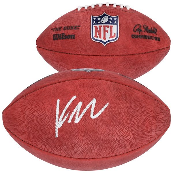 Kyren Williams Los Angeles Rams Autographed Fanatics Authentic Wilson Duke Full Color Football - The Ballers Bank