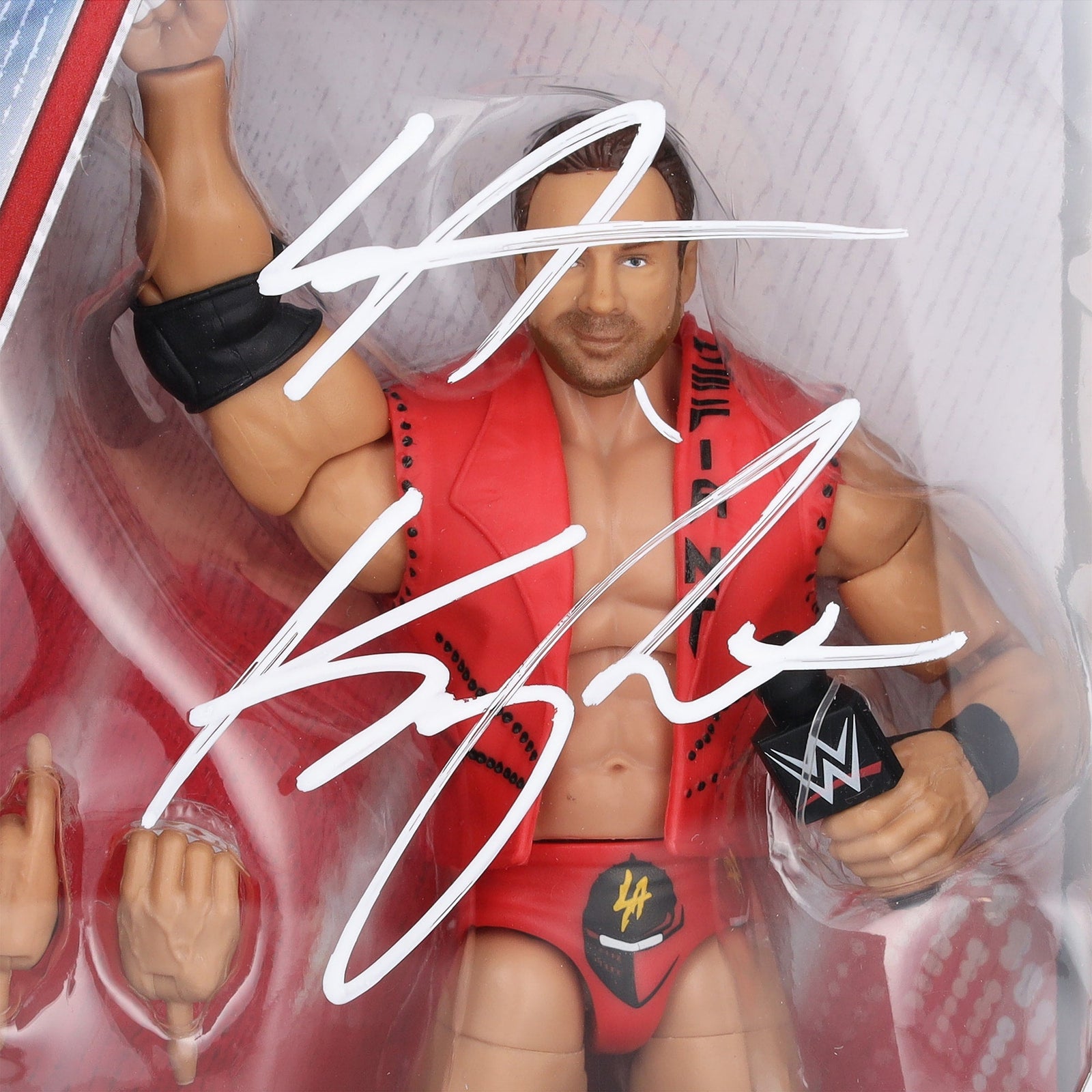 LA Knight WWE Autographed Fanatics Authentic Mattel Elite Collection Series 108 Action Figure - The Ballers Bank