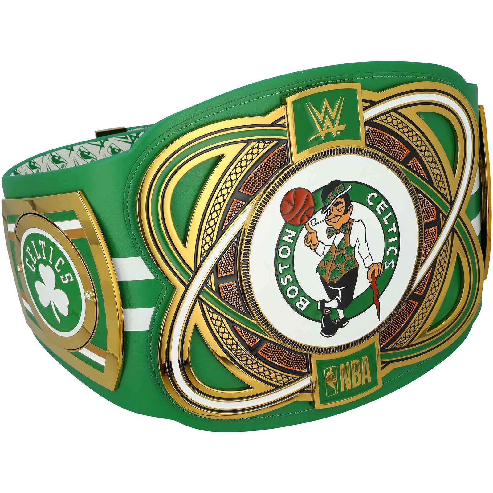 Larry Bird Boston Celtics Autographed Fanatics Authentic WWE Legacy Title Belt - The Ballers Bank