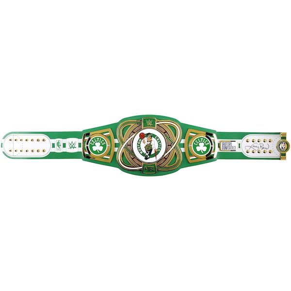 Larry Bird Boston Celtics Autographed Fanatics Authentic WWE Legacy Title Belt - The Ballers Bank