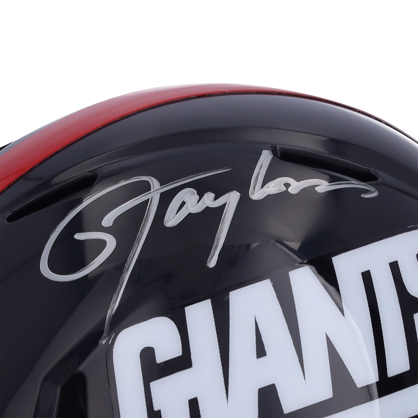 Lawrence Taylor New York Giants Autographed Fanatics Authentic Riddell Throwback Speed Mini Helmet - The Ballers Bank