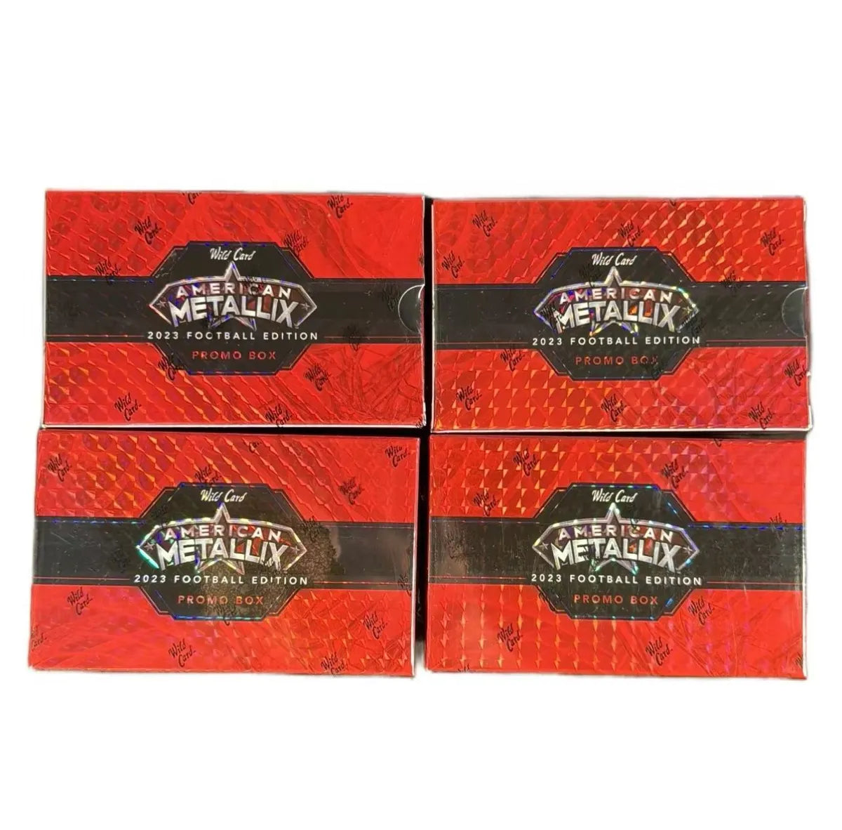 2023 Wild Card American Metallix Football Edition Promo Box Trading Cards