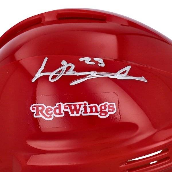 Lucas Raymond Detroit Red Wings Fanatics Authentic Autographed Red Mini Helmet - The Ballers Bank