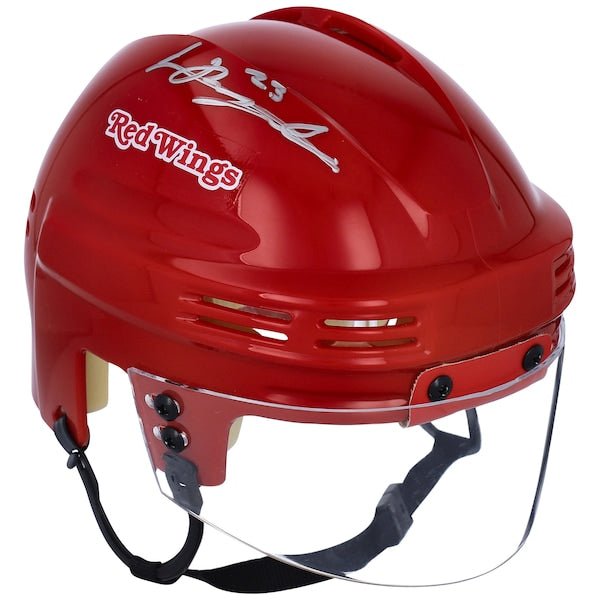 Lucas Raymond Detroit Red Wings Fanatics Authentic Autographed Red Mini Helmet - The Ballers Bank
