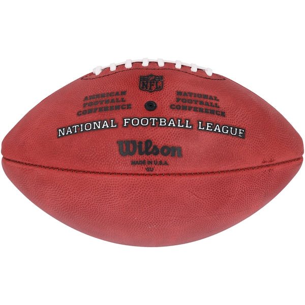 Malik Nabers New York Giants Autographed Fanatics Authentic Wilson Duke Full Color Football - The Ballers Bank