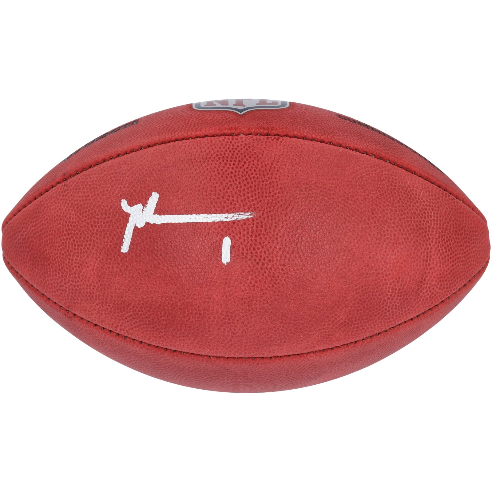 Malik Nabers New York Giants Autographed Fanatics Authentic Wilson Duke Full Color Football - The Ballers Bank