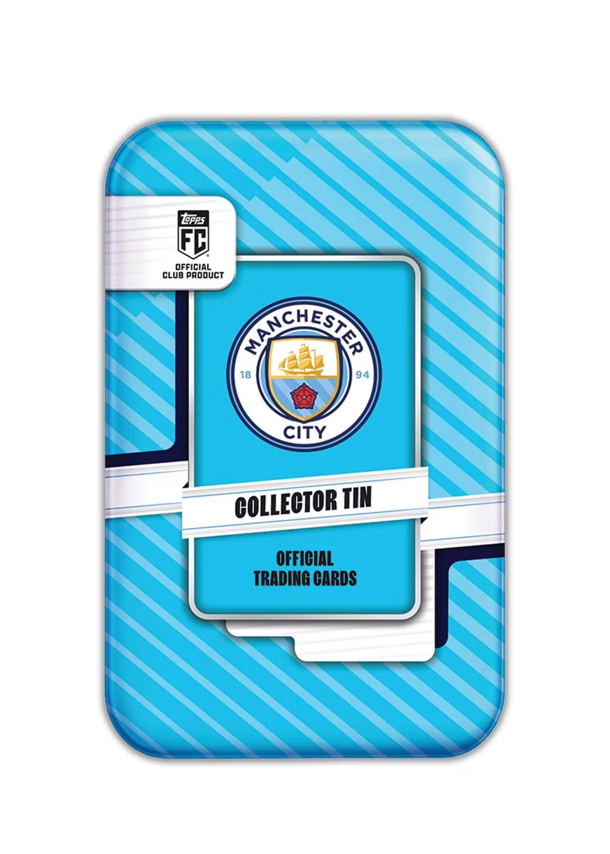 2026-27 Topps Manchester City Soccer Collector Tin Trading Cards LV