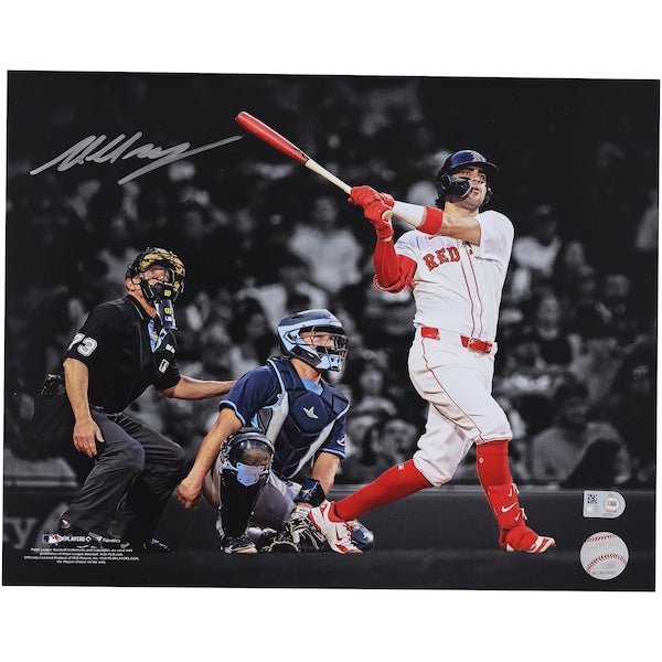 Marcelo Mayer Boston Red Sox Autographed Fanatics Authentic 11" x 14" Home Run Spotlight Photograph - The Ballers Bank