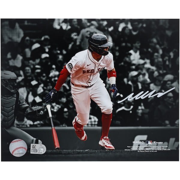Marcelo Mayer Boston Red Sox Autographed Fanatics Authentic 8" x 10" First MLB Hit Spotlight Photograph - The Ballers Bank