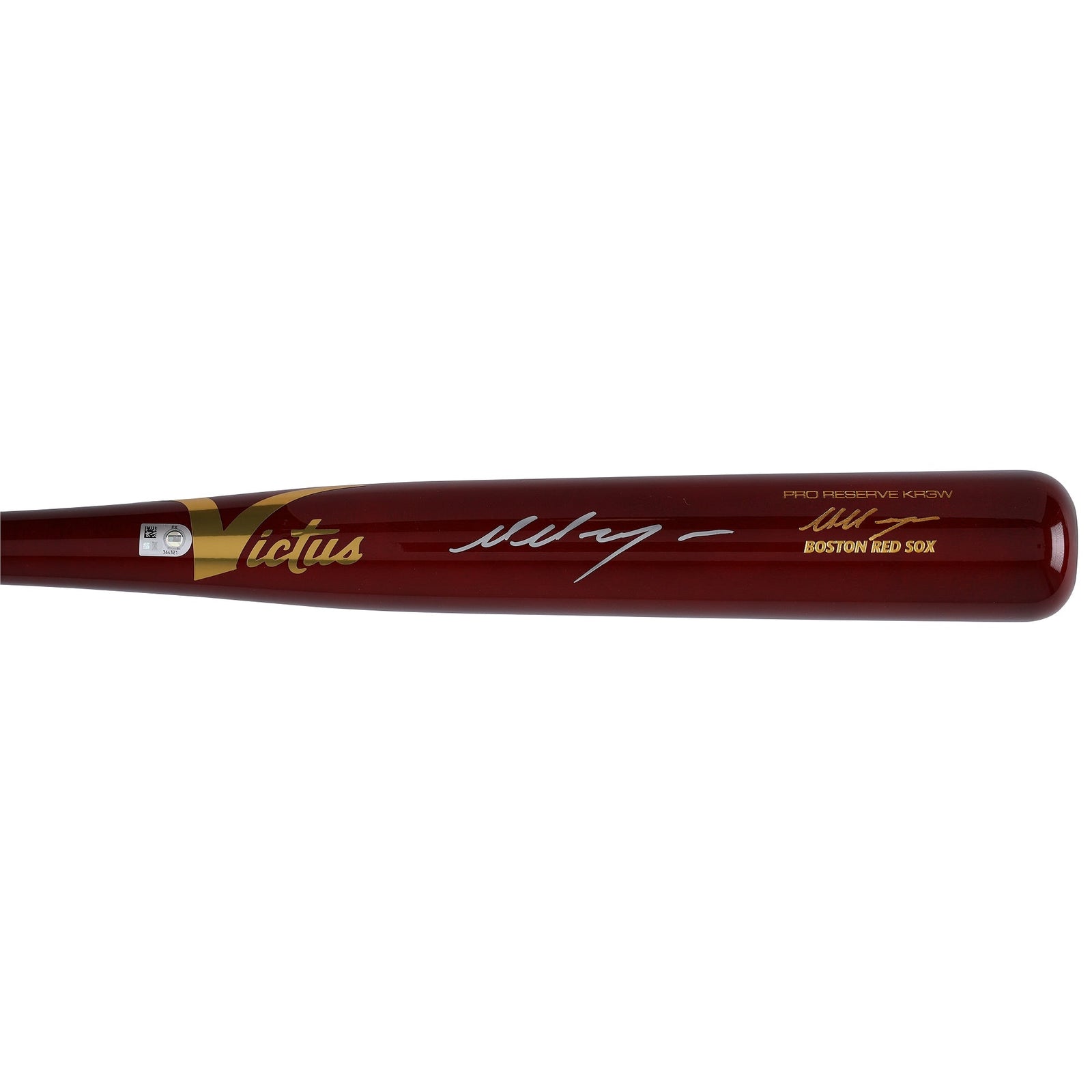 Marcelo Mayer Boston Red Sox Autographed Fanatics Authentic Victus Game Model Bat - The Ballers Bank
