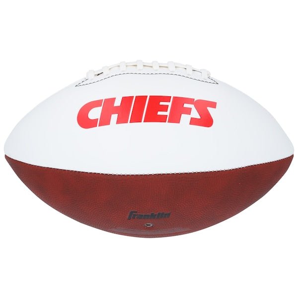 Marcus Allen Kansas City Chiefs Autographed Fanatics Authentic Franklin White Panel Football - The Ballers Bank
